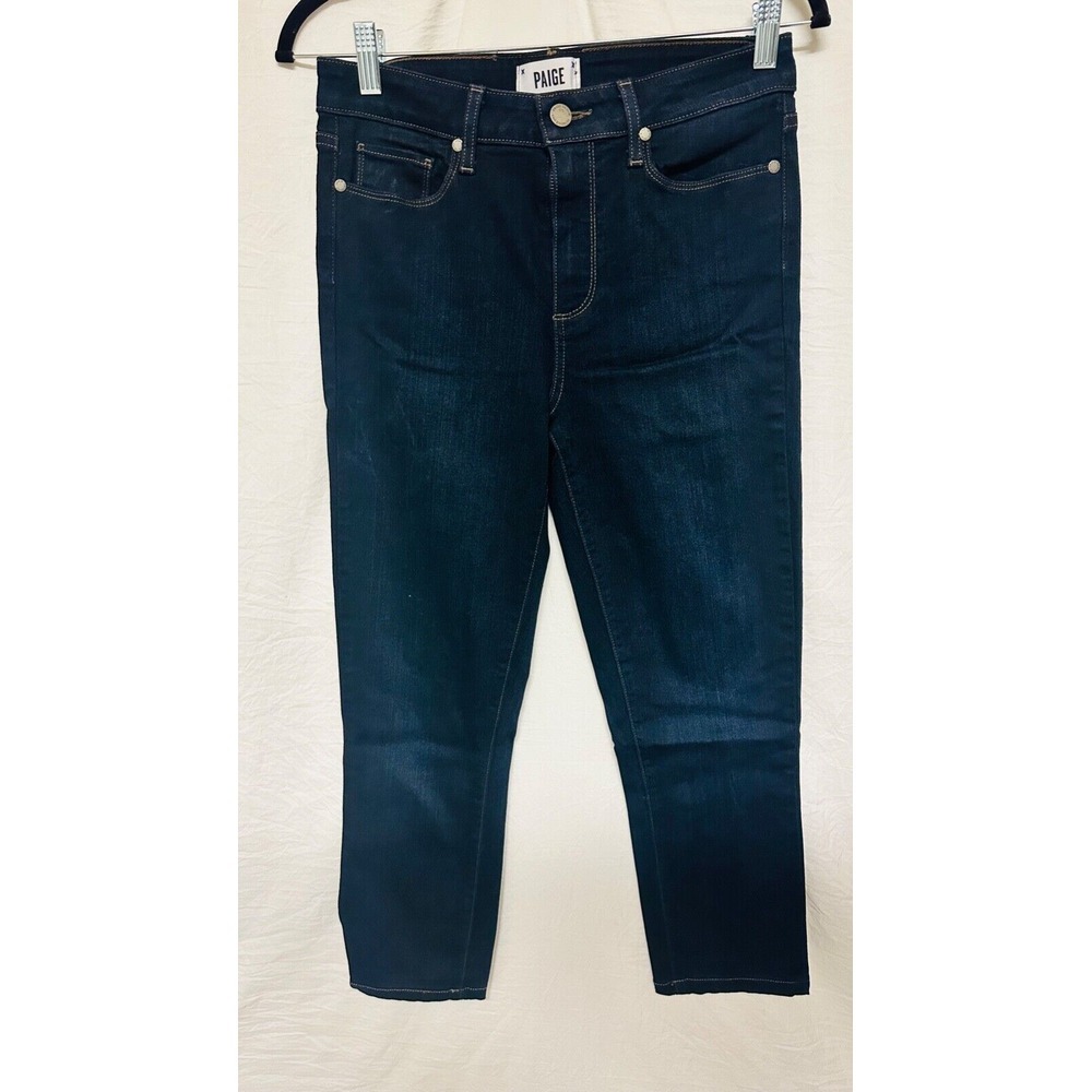 Paige‎ Jeans Hoxton Ultra Skinny Womens Size 27 Stretch Dark Wash Denim USA 6169